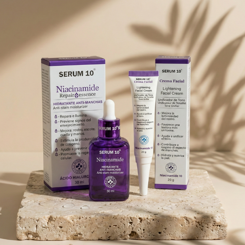 Kit Adiós Manchas: SERUM 10° + Crema